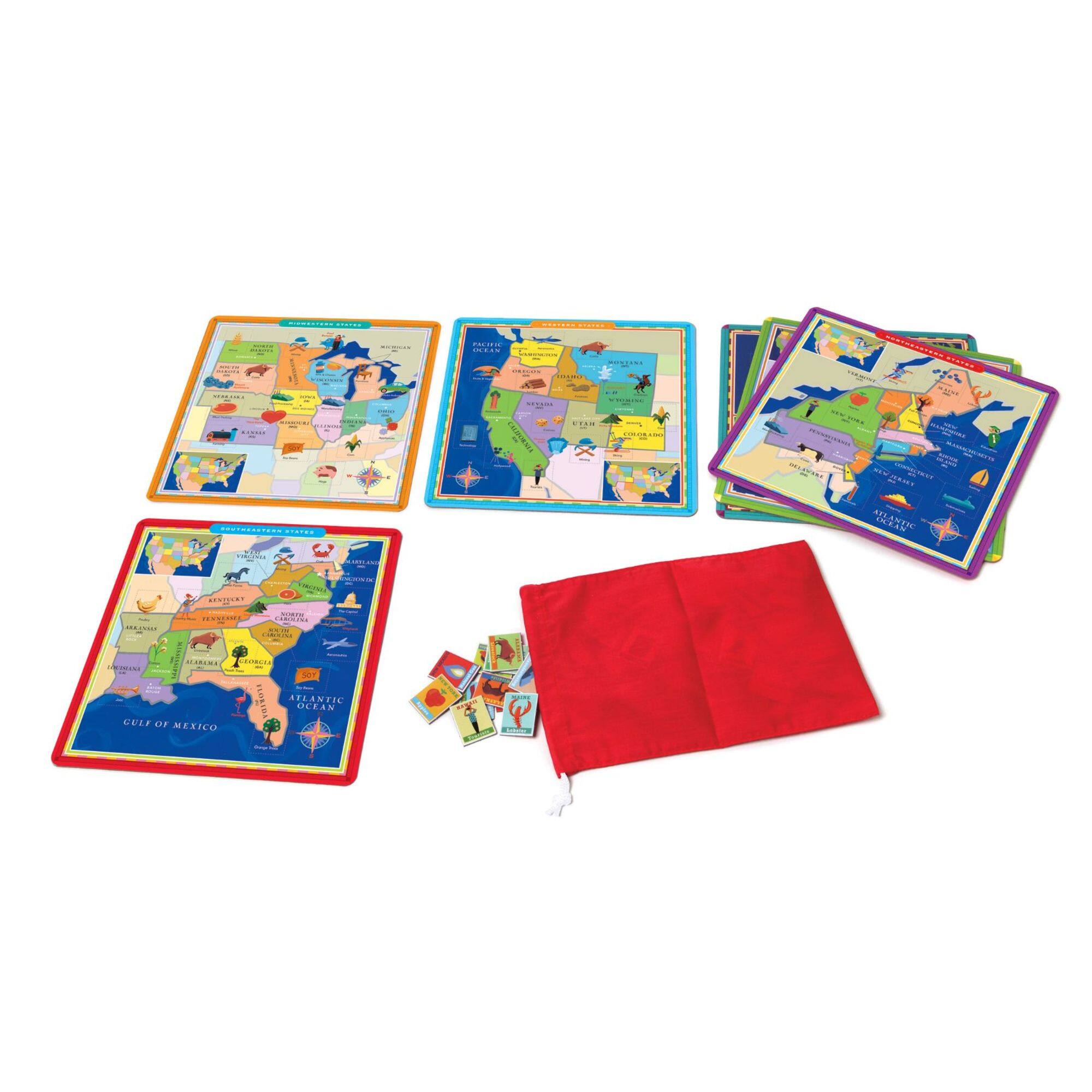 eeBoo United States Geography Bingo Game
